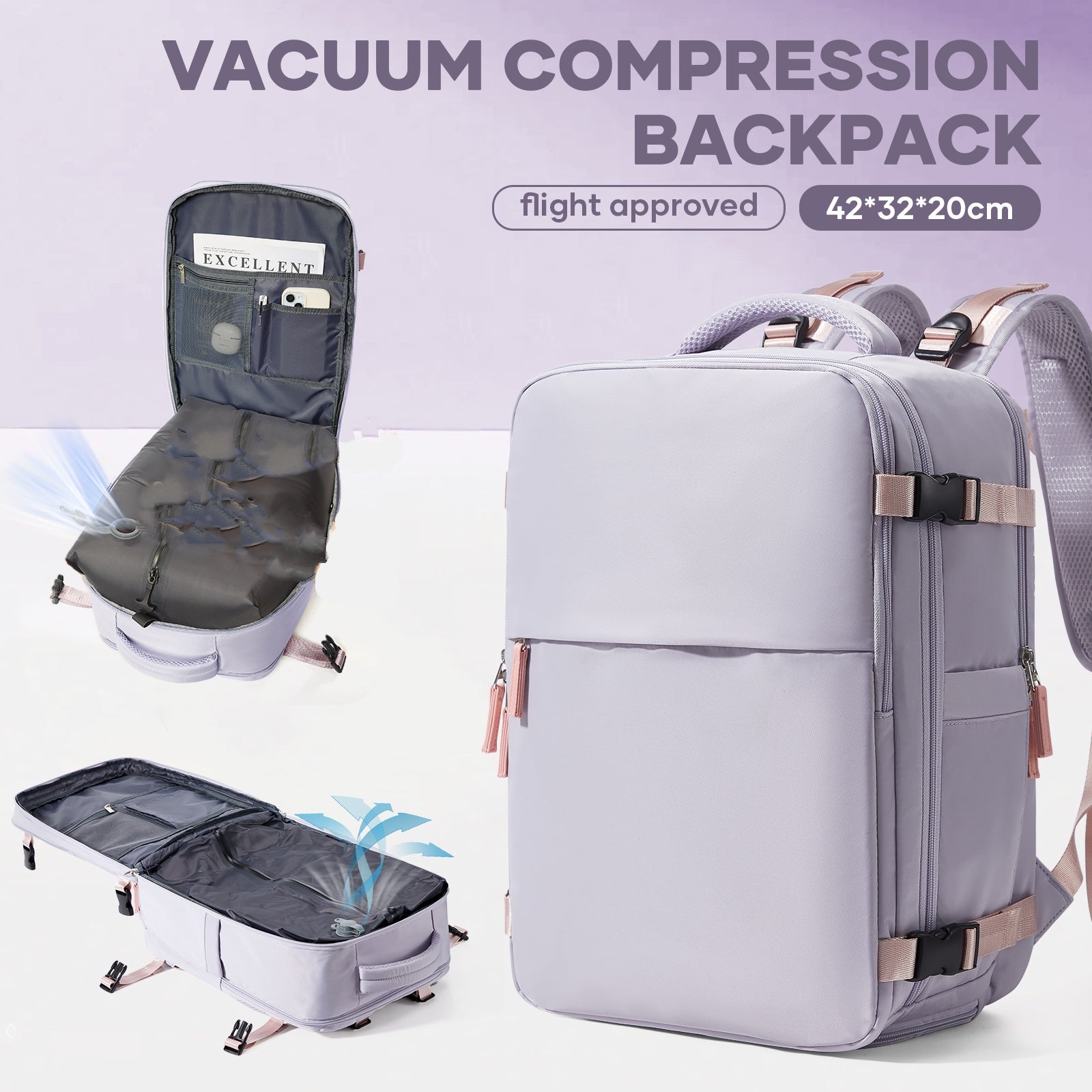 Sac a Dos Avec Compression Sous Vide