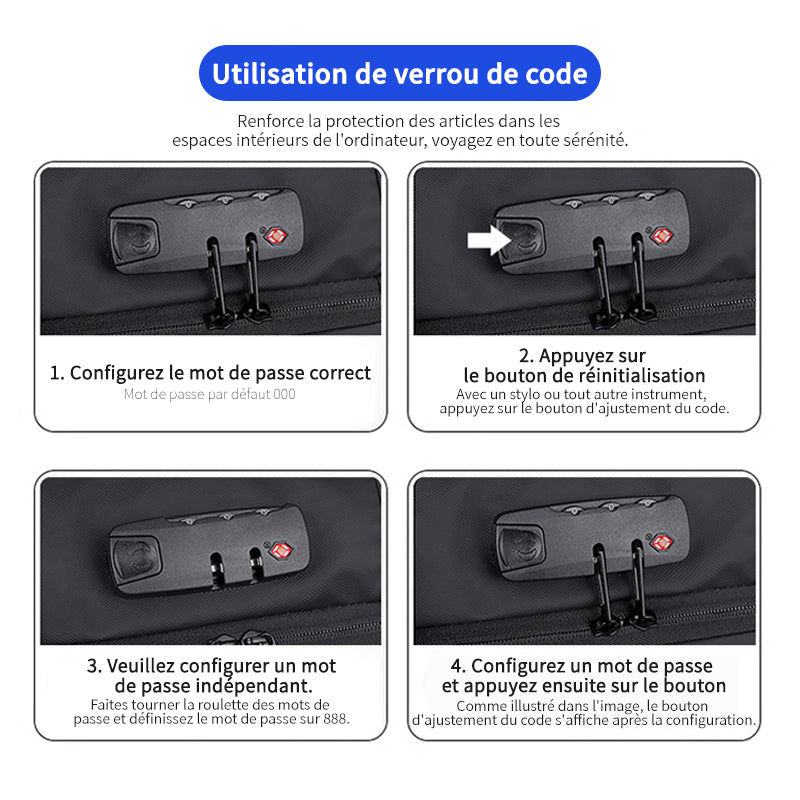 Sac a Dos Pratique Compressible