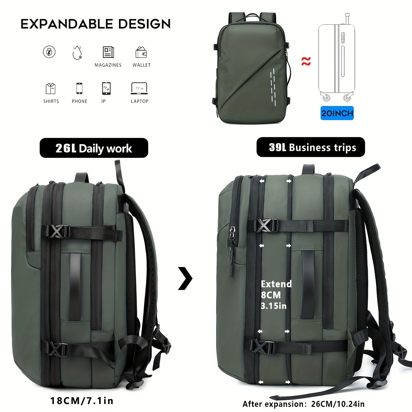 Sac a Dos de Compression Sous Vide