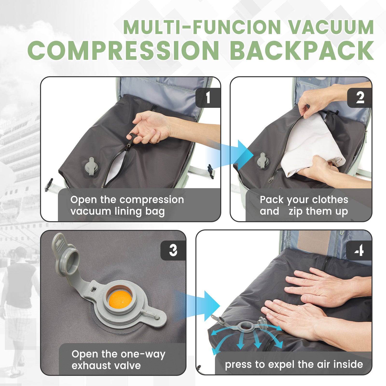 Sac A Dos Cabine Compressible