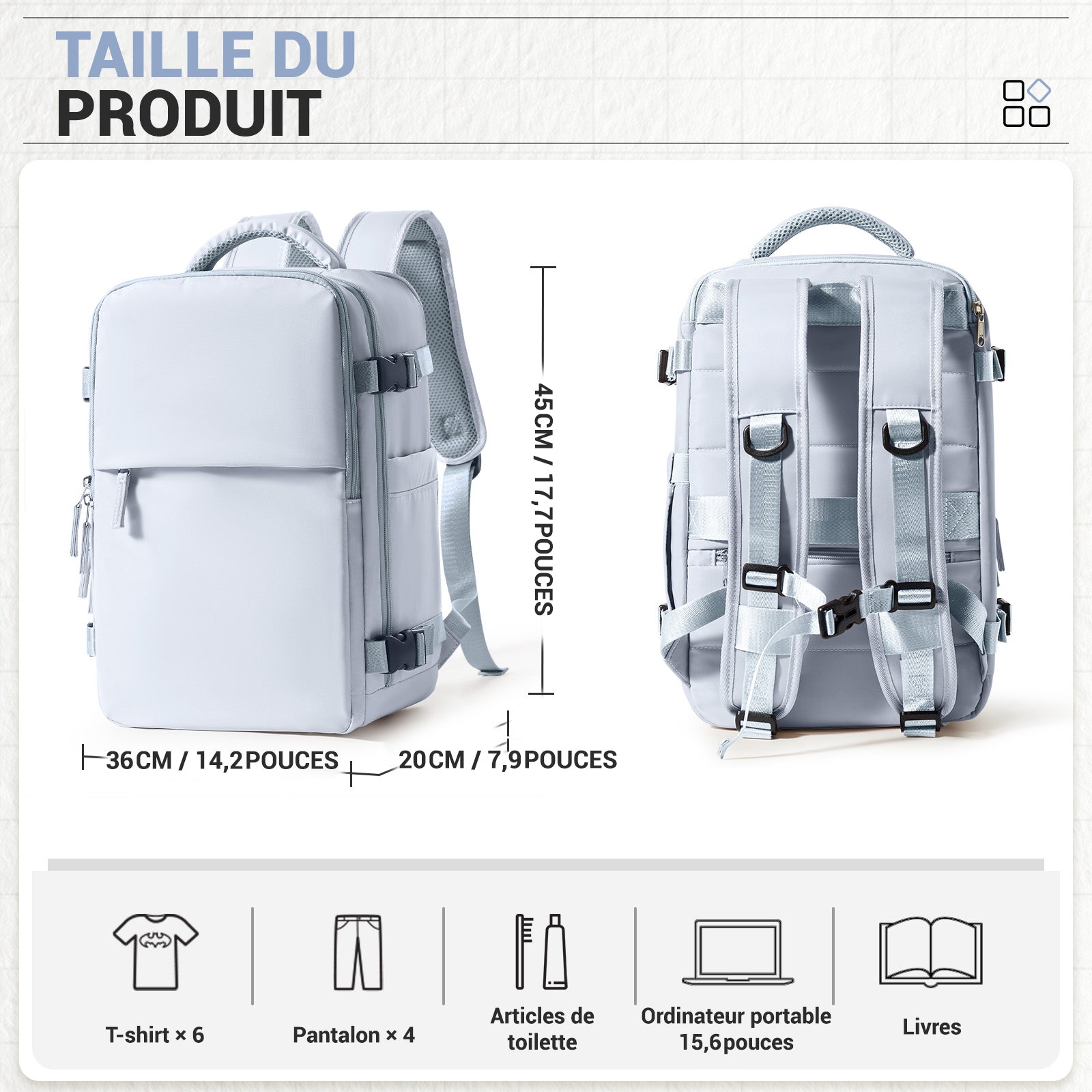 Sac a Dos Compression Voyage