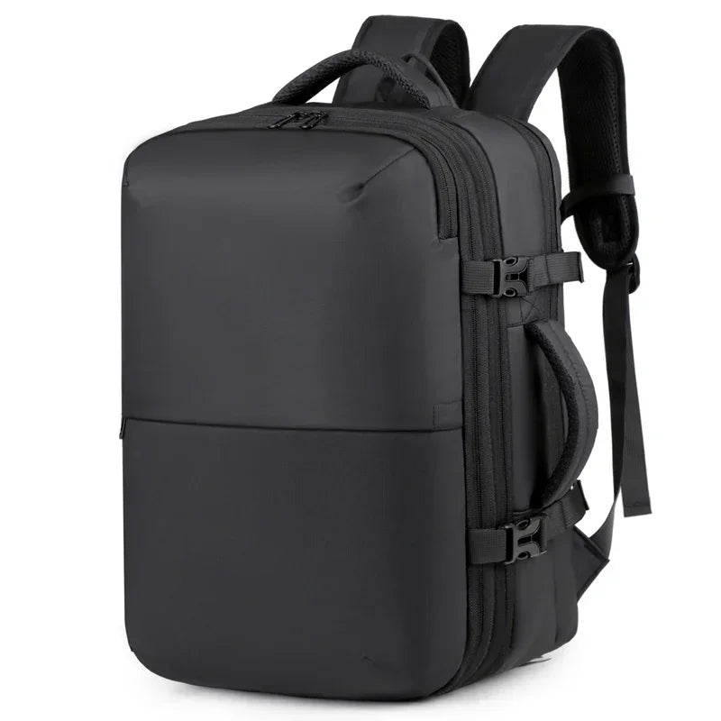 Sac à Dos Voyage Sous Vide Avec Pompe - Dimensions 40x20x25 Cm - Compatible Cabine Avion (EasyJet, Ryanair…) - Compartiments Organisés - 7