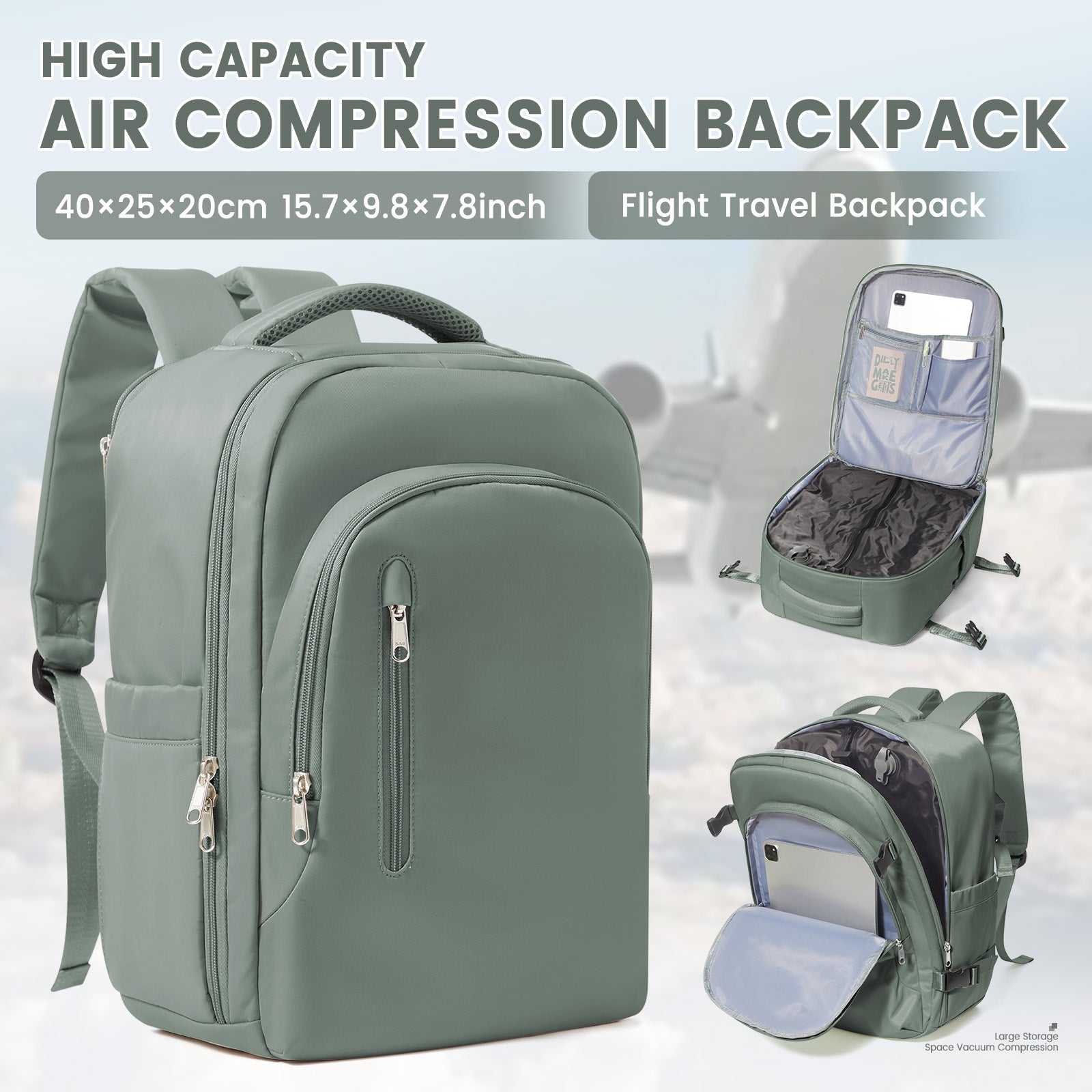 Sac A Dos Cabine Compressible